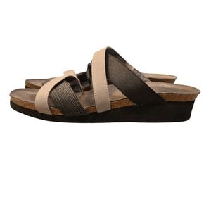 NAOT ROXANNA SLIDE SANDAL. SIZE EU 37 = 7 U.S.